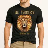 Christian Fearless Joshua 1:9 Faith Gift Cooling Performance Crew T-Shirt