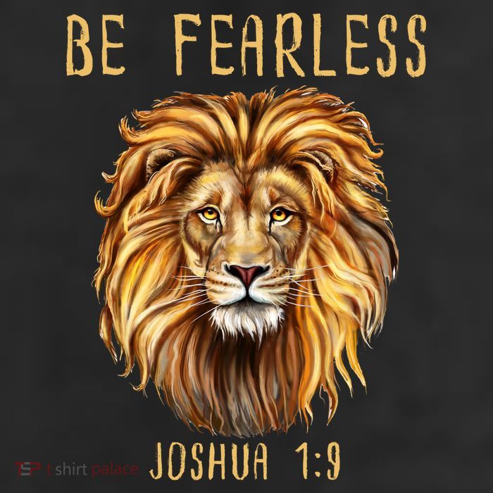 Christian Fearless Joshua 1:9 Faith Gift 11oz C Handle Ceramic Mug