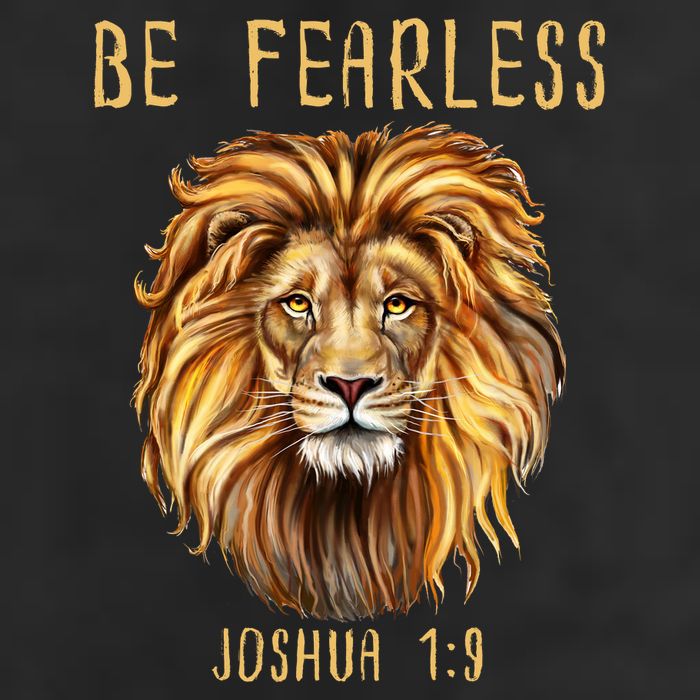 Christian Fearless Joshua 1:9 Faith Gift 15oz Campfire Ceramic Mug