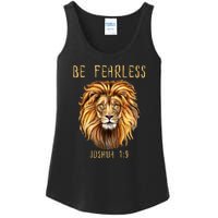 Christian Fearless Joshua 1:9 Faith Gift Ladies Essential Tank