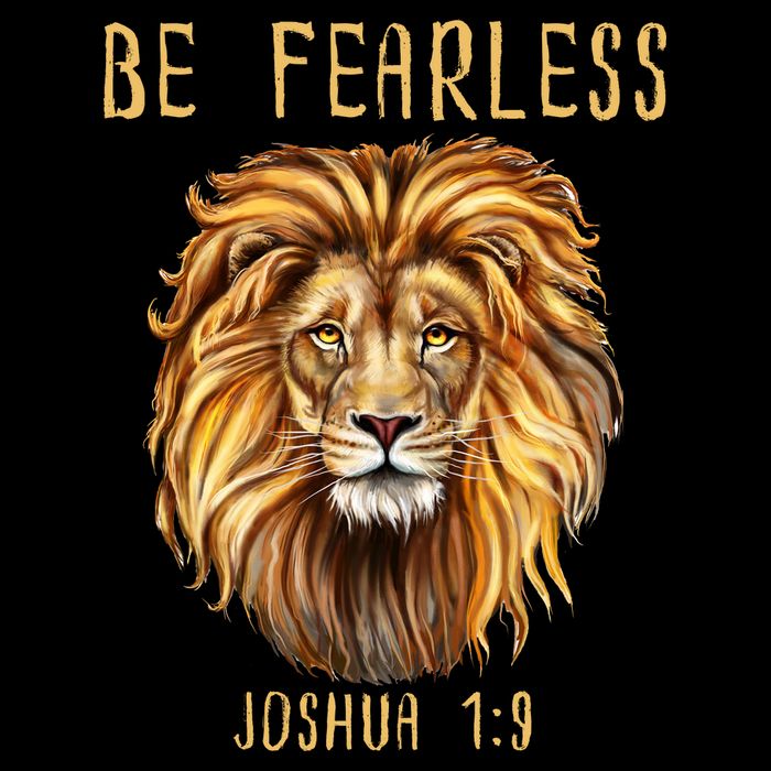 Christian Fearless Joshua 1:9 Faith Gift 16 in Basic Backpack