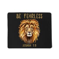 Christian Fearless Joshua 1:9 Faith Gift Mousepad