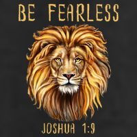 Christian Fearless Joshua 1:9 Faith Gift Golf Towel