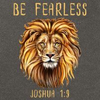 Christian Fearless Joshua 1:9 Faith Gift Cotton Canvas Backpack