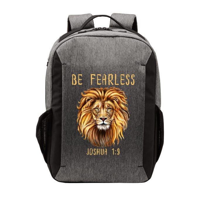 Christian Fearless Joshua 1:9 Faith Gift Vector Backpack