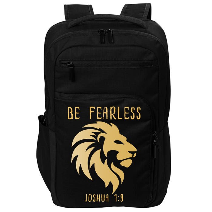 Christian Fearless Joshua 1:9 Faith Gift Impact Tech Backpack