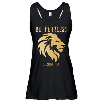 Christian Fearless Joshua 1:9 Faith Gift Ladies Essential Flowy Tank