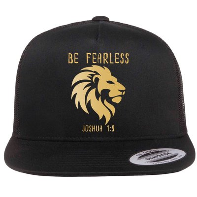 Christian Fearless Joshua 1:9 Faith Gift Flatbill Hat