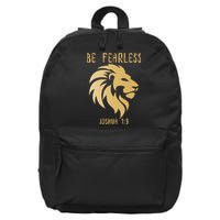 Christian Fearless Joshua 1:9 Faith Gift 16 in Basic Backpack