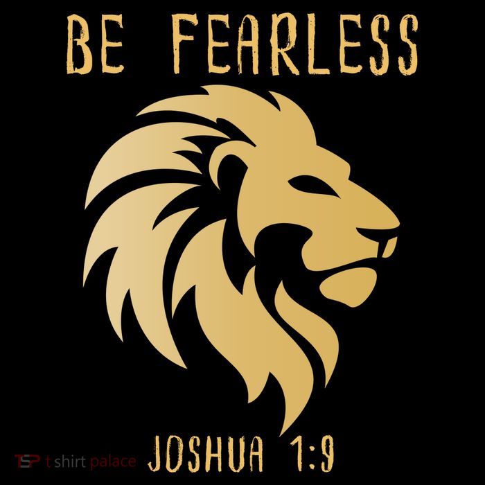 Christian Fearless Joshua 1:9 Faith Gift Baby Bodysuit