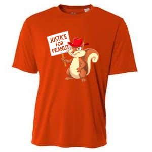 Christmas Funny Justice For Peanut Pnut Squirrel Pnut Justice Gift Cooling Performance Crew T-Shirt