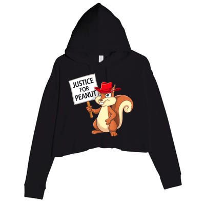 Christmas Funny Justice For Peanut Pnut Squirrel Pnut Justice Gift Crop Fleece Hoodie