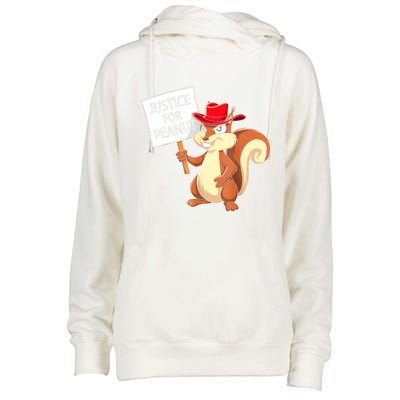 Christmas Funny Justice For Peanut Pnut Squirrel Pnut Justice Gift Womens Funnel Neck Pullover Hood