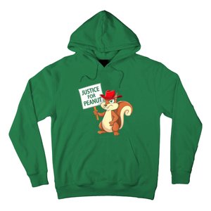 Christmas Funny Justice For Peanut Pnut Squirrel Pnut Justice Gift Hoodie