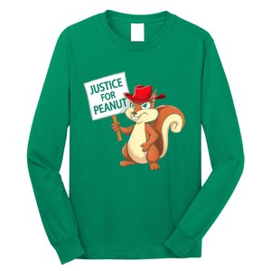 Christmas Funny Justice For Peanut Pnut Squirrel Pnut Justice Gift Long Sleeve Shirt