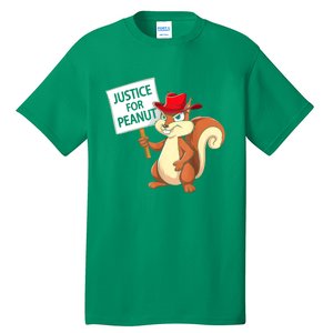 Christmas Funny Justice For Peanut Pnut Squirrel Pnut Justice Gift Tall T-Shirt