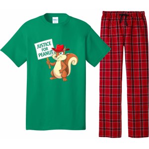 Christmas Funny Justice For Peanut Pnut Squirrel Pnut Justice Gift Pajama Set