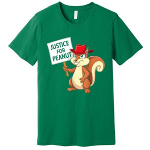 Christmas Funny Justice For Peanut Pnut Squirrel Pnut Justice Gift Premium T-Shirt