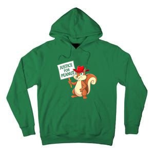 Christmas Funny Justice For Peanut Pnut Squirrel Pnut Justice Gift Tall Hoodie