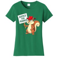 Christmas Funny Justice For Peanut Pnut Squirrel Pnut Justice Gift Women's T-Shirt