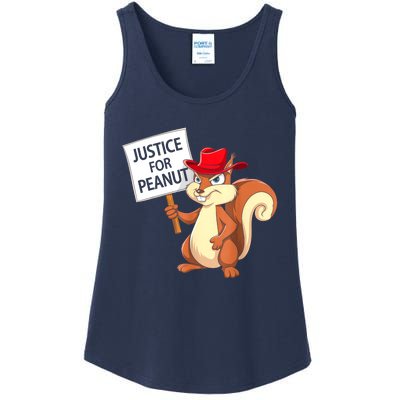 Christmas Funny Justice For Peanut Pnut Squirrel Pnut Justice Gift Ladies Essential Tank