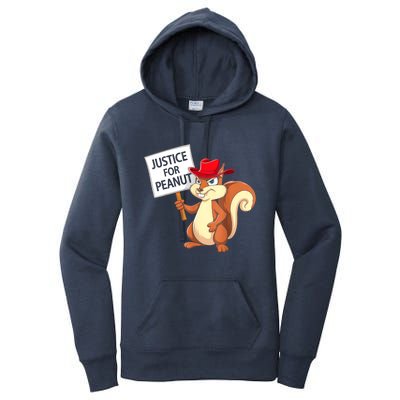 Christmas Funny Justice For Peanut Pnut Squirrel Pnut Justice Gift Women's Pullover Hoodie