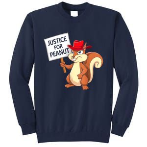 Christmas Funny Justice For Peanut Pnut Squirrel Pnut Justice Gift Tall Sweatshirt