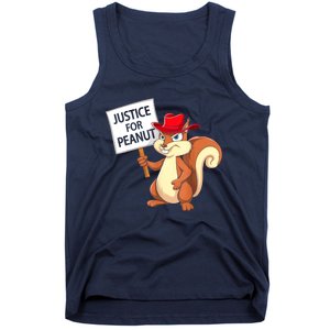 Christmas Funny Justice For Peanut Pnut Squirrel Pnut Justice Gift Tank Top