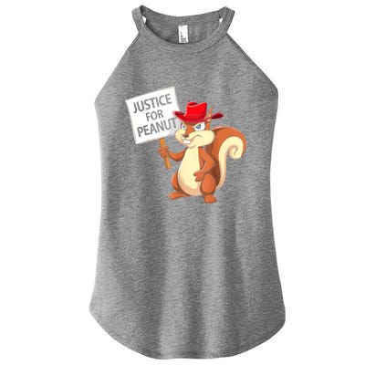 Christmas Funny Justice For Peanut Pnut Squirrel Pnut Justice Gift Women's Perfect Tri Rocker Tank