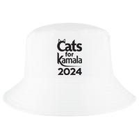 Cats For Kamala 2024 Funny Political Harris Supporter Cool Comfort Performance Bucket Hat