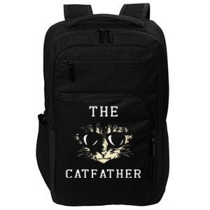 Cat Father Kitty Dad Fathers Day Meow Feline Gift Impact Tech Backpack