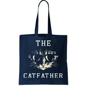 Cat Father Kitty Dad Fathers Day Meow Feline Gift Tote Bag