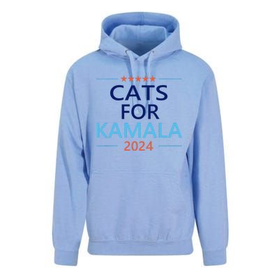 Cats For Kamala Harris 2024 Childless Cat Lady Jd Vance Unisex Surf Hoodie