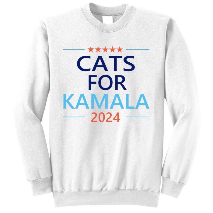 Cats For Kamala Harris 2024 Childless Cat Lady Jd Vance Sweatshirt