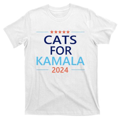 Cats For Kamala Harris 2024 Childless Cat Lady Jd Vance T-Shirt