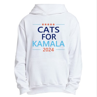 Cats For Kamala Harris 2024 Childless Cat Lady Jd Vance Urban Pullover Hoodie