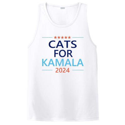 Cats For Kamala Harris 2024 Childless Cat Lady Jd Vance PosiCharge Competitor Tank