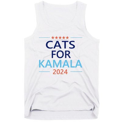 Cats For Kamala Harris 2024 Childless Cat Lady Jd Vance Tank Top