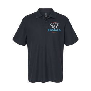 Cats For Kamala Harris 2024 Childless Cat Lady Jd Vance Softstyle Adult Sport Polo