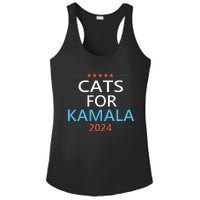 Cats For Kamala Harris 2024 Childless Cat Lady Jd Vance Ladies PosiCharge Competitor Racerback Tank