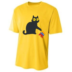 Cat For Kamala Harris Performance Sprint T-Shirt