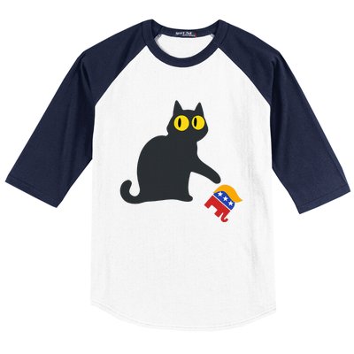 Cat For Kamala Harris Baseball Sleeve Shirt