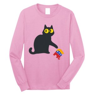 Cat For Kamala Harris Long Sleeve Shirt