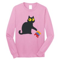 Cat For Kamala Harris Long Sleeve Shirt