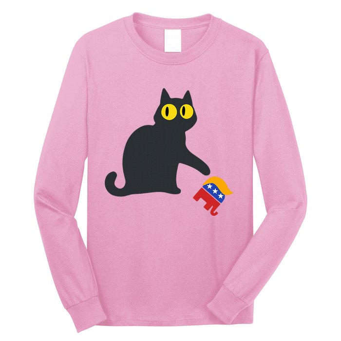 Cat For Kamala Harris Long Sleeve Shirt