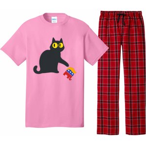 Cat For Kamala Harris Pajama Set