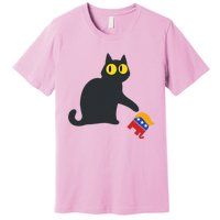 Cat For Kamala Harris Premium T-Shirt