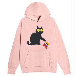 Cat For Kamala Harris Urban Pullover Hoodie