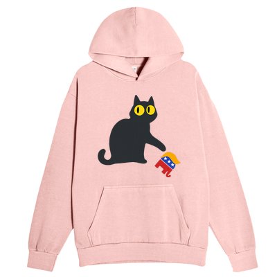 Cat For Kamala Harris Urban Pullover Hoodie