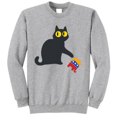 Cat For Kamala Harris Tall Sweatshirt